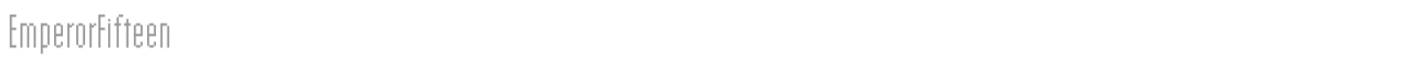 EmperorFifTeen font preview